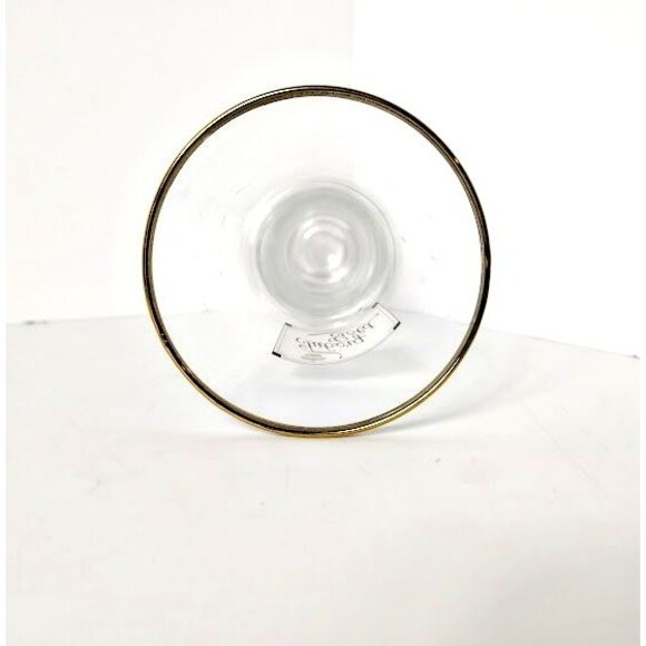 Vintage Tuborg Gold Pilsner Beer Glass Barware Logo 8" Gold RimReplacement Piece - Picture 3 of 3